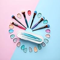 Vista 3 de Aplicador de lentes de contacto azules, removedor y pinzas, punta suave, compacto, multiusos