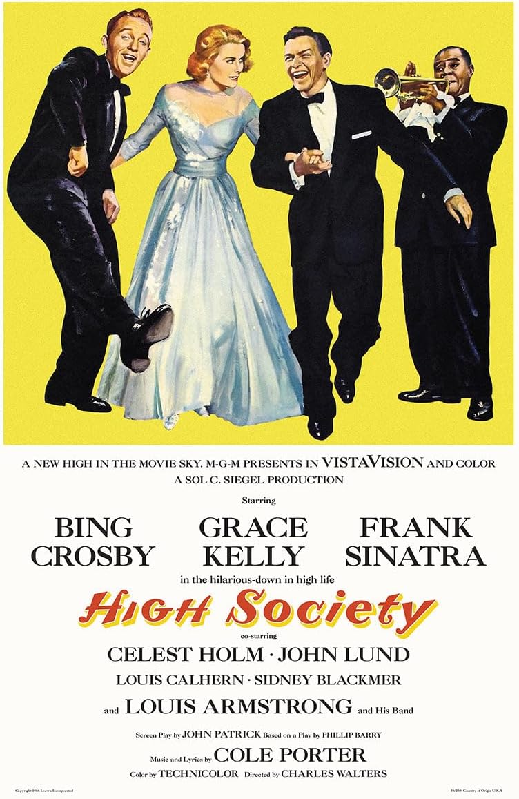High Society - Frank Sinatra - 1956 - Vintage Classic Movie Poster-8 x 12 Inches - US/CAN only