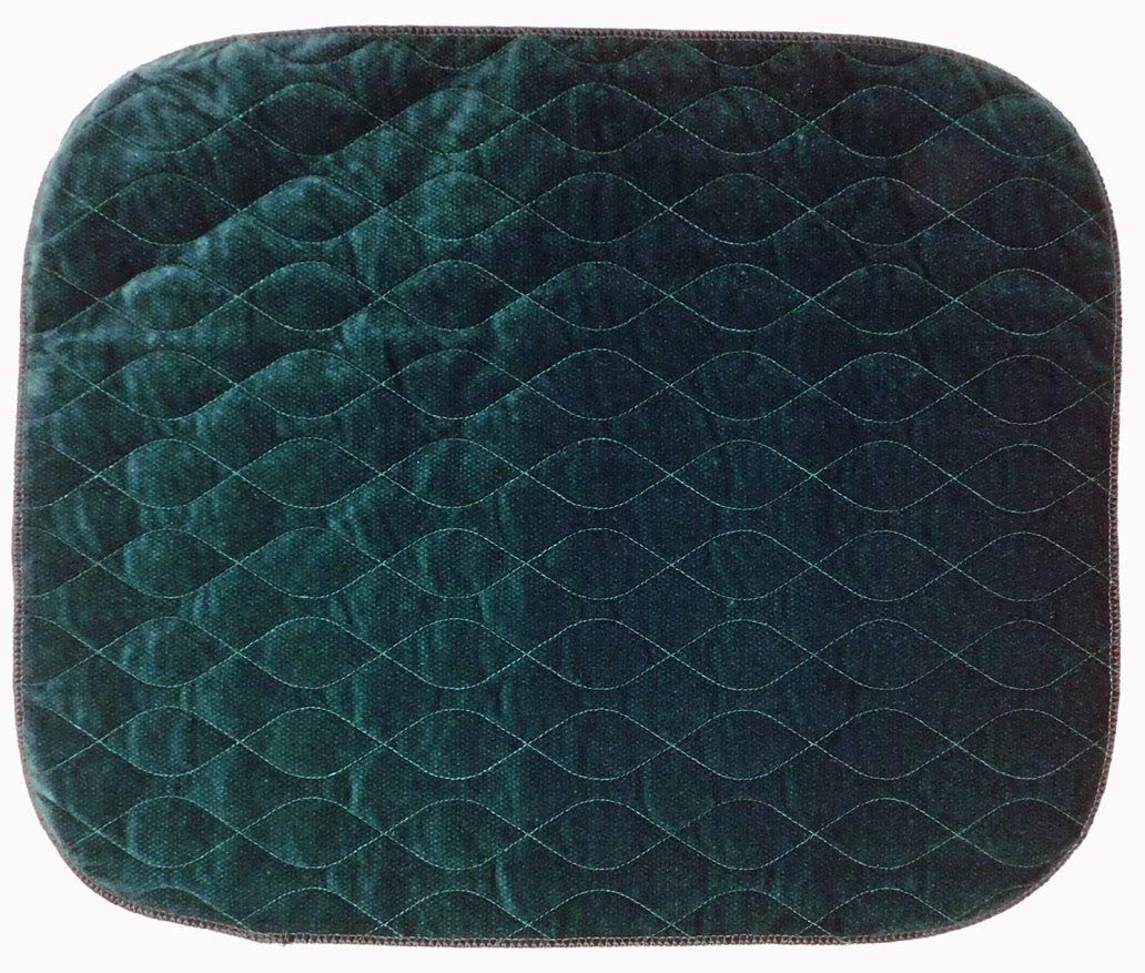 Mip Green Absorbent Chair Pad 54Cms X 58Cms, 21"X22",Velour (Green)