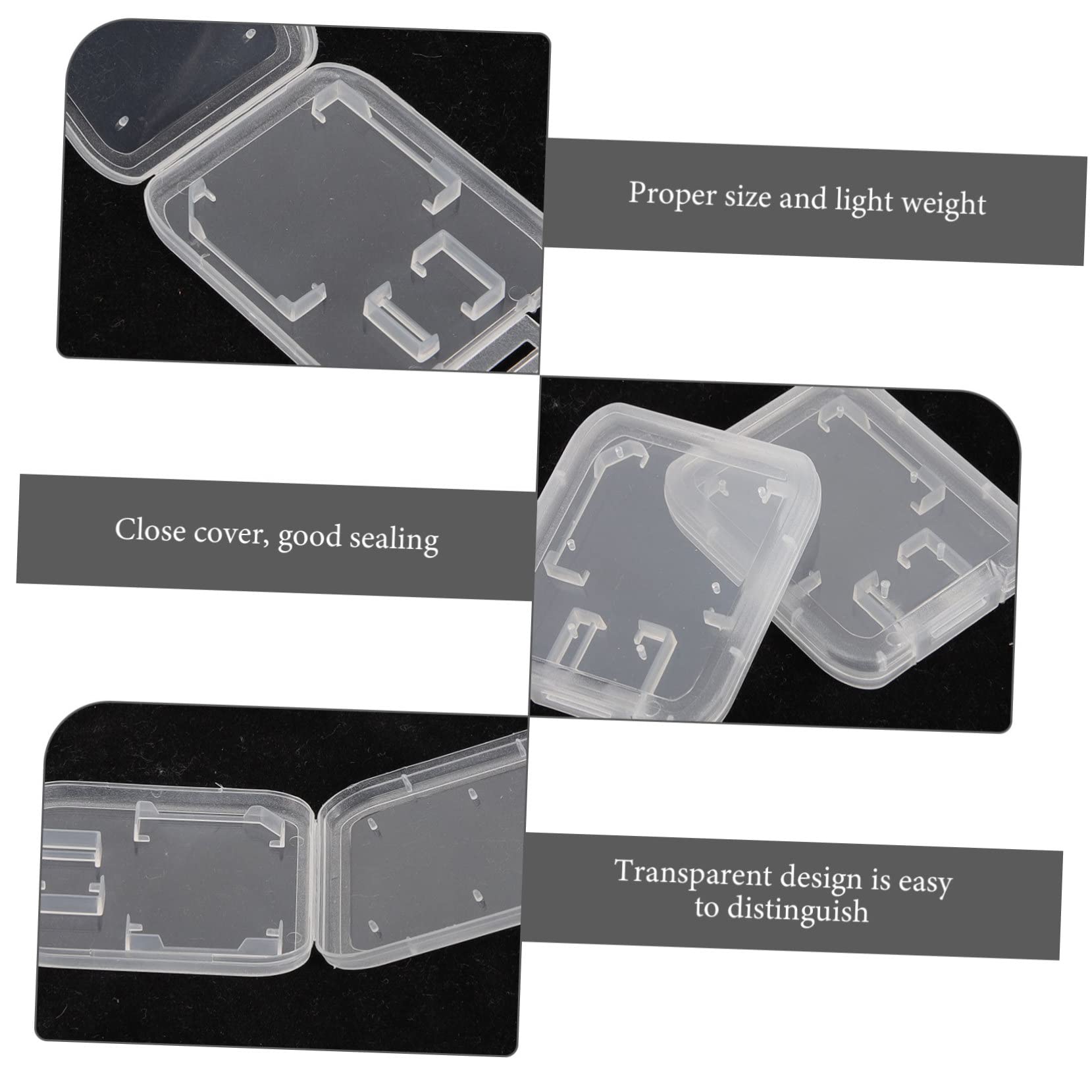 GAROZATION 24pcs Memory Card Storage Case and Portable Card Holders Lightweight Organizer for Travel and Storage Needs