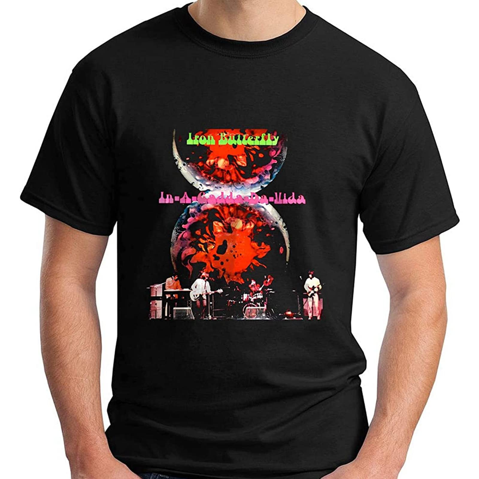 Iron Butterfly in A Gadda Da Vida Men's T Shirt Black L