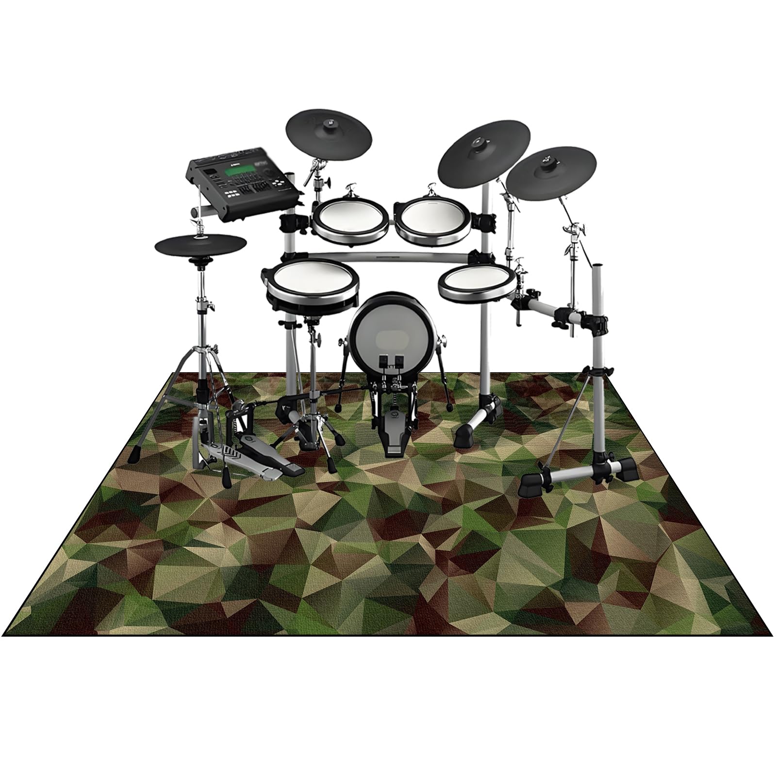 Dywan z baterią Akustyczną 120 x 100 cm Profesjonalny dźwiękoszczelny dywanik bębnowy Elektroniczny bęben bębnowy bęben bębnowy bęben bęben jazzowy Instrumenty muzyczne Antypoślizgowy koc
