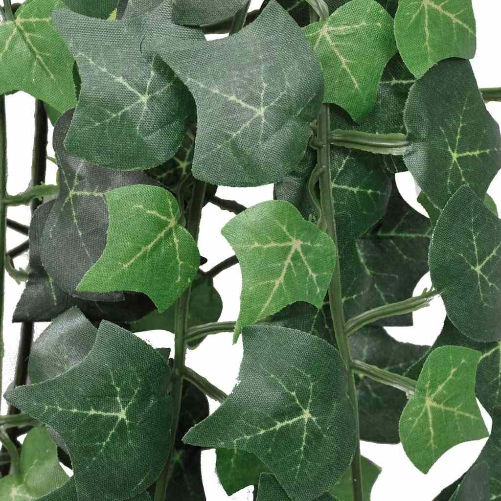 Künstliche Efeuranken 4 Stück 90 cm lang, realistische Kunststoffpflanzen für Wanddeko, Tischdeko, Balkon, Garten und Wohnzimmer, langlebige Seidenblumen für Indoor und Outdoor Use