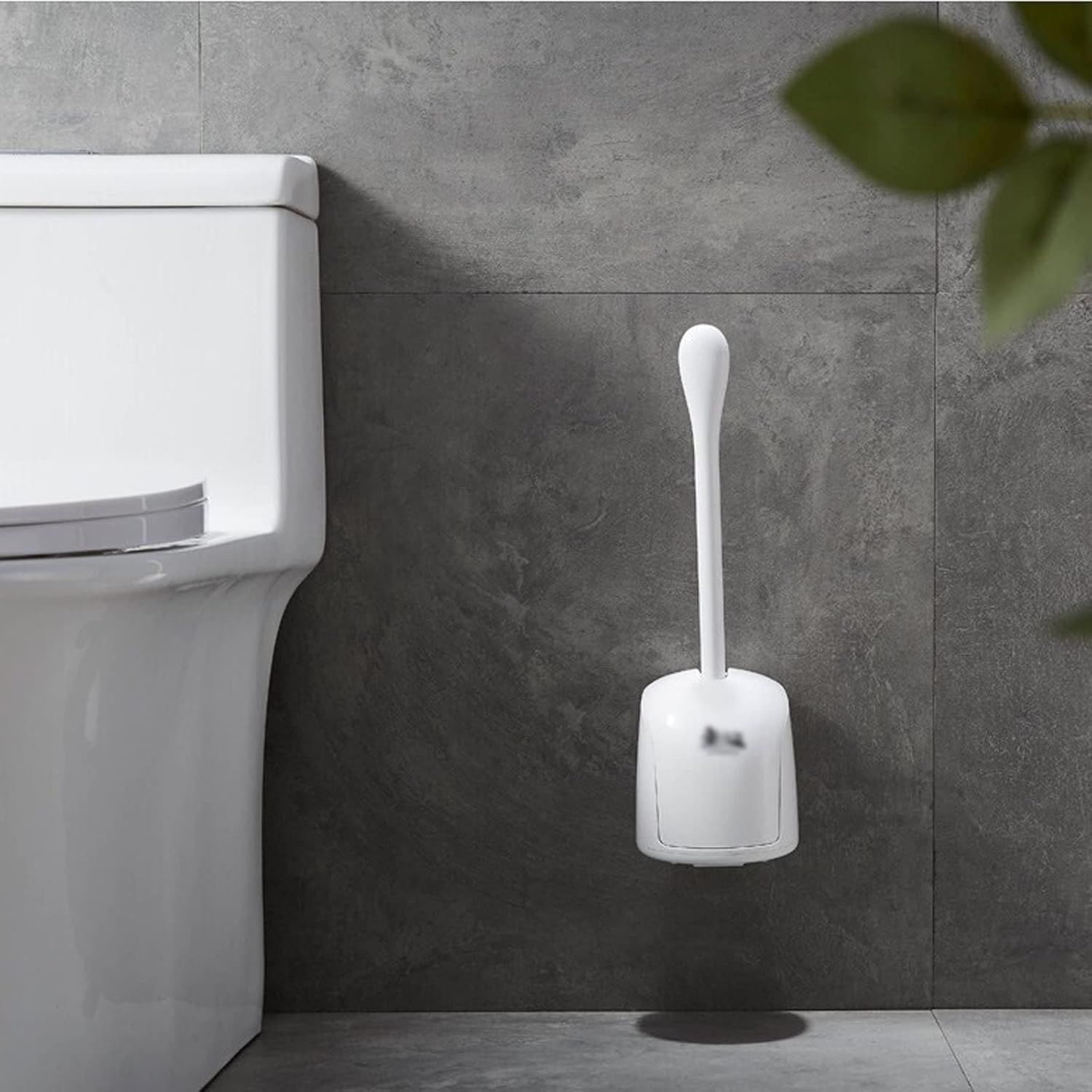 Toilet Brush Holder Toilet Brush Soft Bristled Brush Head Can Clean The Toilet in All Directions Can Be Wall-Mounted and Floor-Mounted Dual-Purpose Toilet Brush Set Toilet Brush Holders