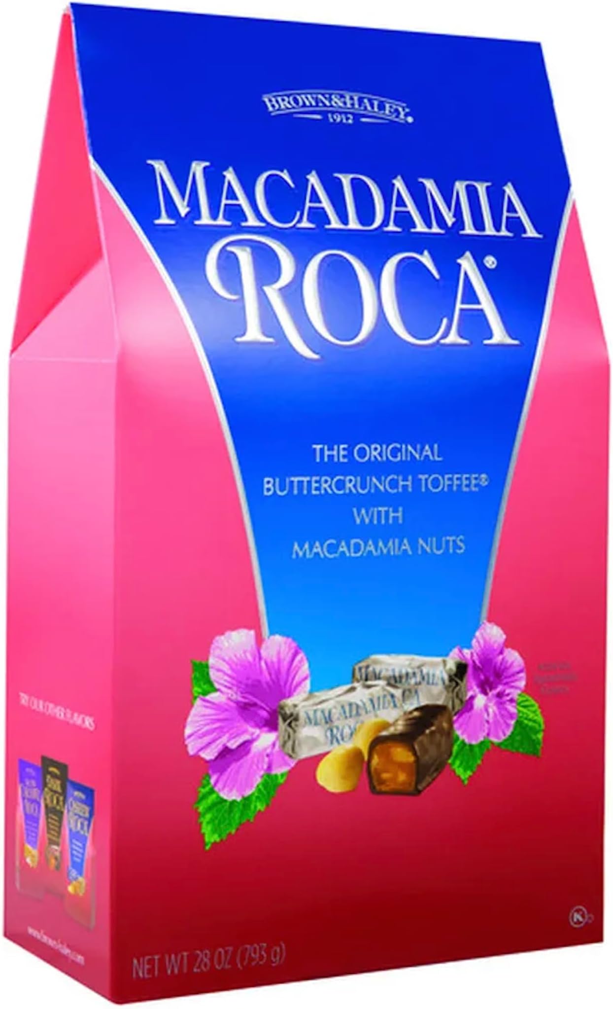 Macadamia Roca Buttercrunch Toffee 28 Oz. (793g) Box