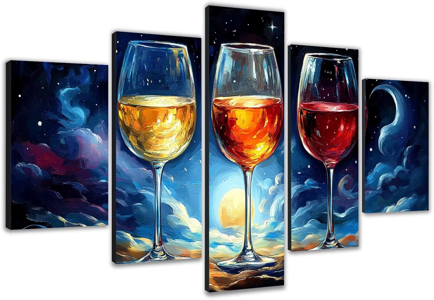 Diamond Painting Grandi Dimensioni 100x60cm 5D Diamond Painting Adulti Cocktail, Kit Completo Strass Crystal Art, Idee Regalo Donna, Quadri Diamantati Per Soggiorno Camera Paesaggio 5 Pezzi 0b 916 – idea regalo inter Diamond Painting Grandi Dimensioni 100x60cm 5D Diamond Painting Adulti Cocktail, Kit Completo Strass Crystal Art, Idee Regalo Donna, Quadri Diamantati Per Soggiorno Camera Paesaggio 5 Pezzi 0b 916 – idea regalo inter