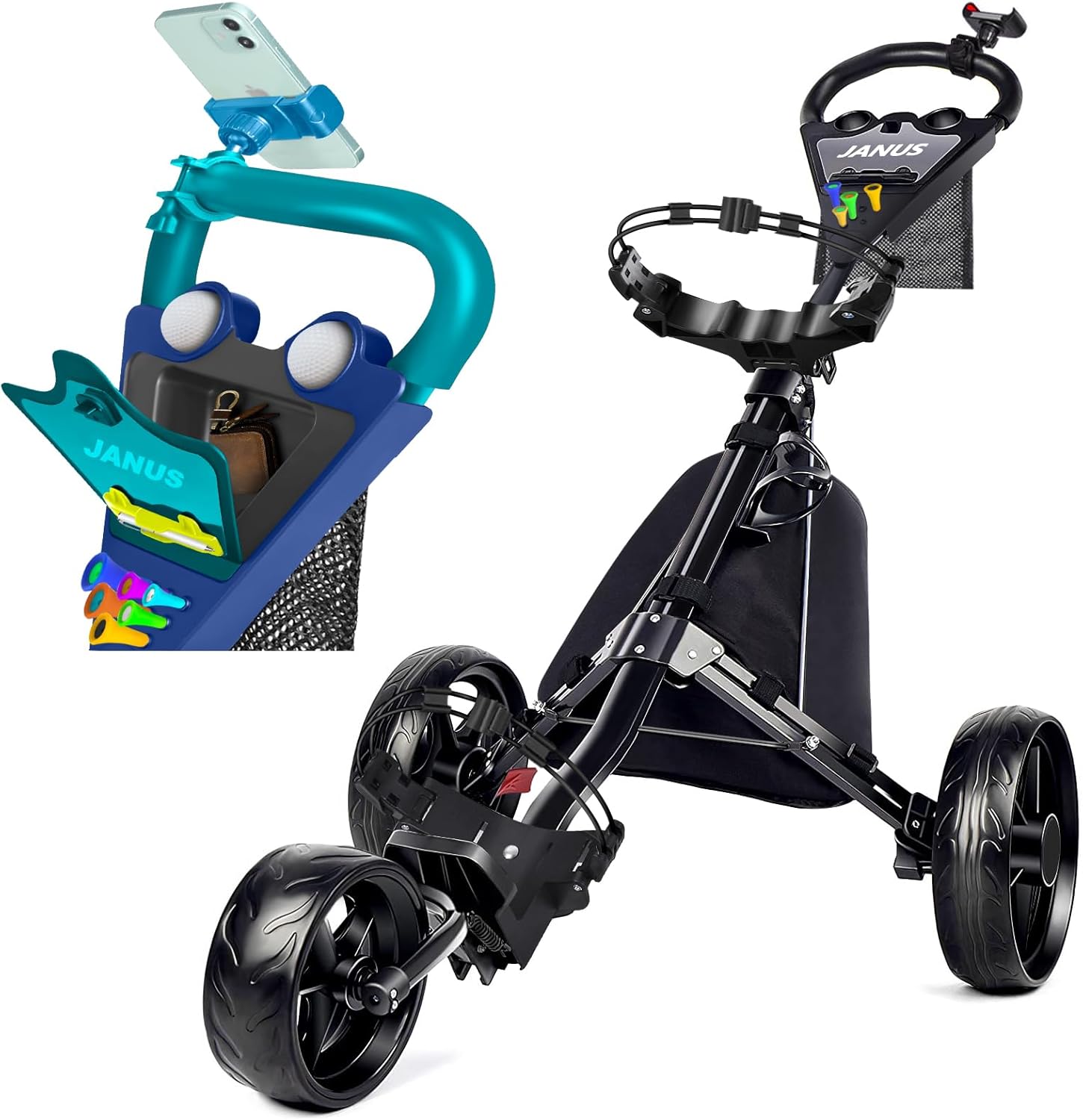 JANUS Golf Push Cart 3 Wheel