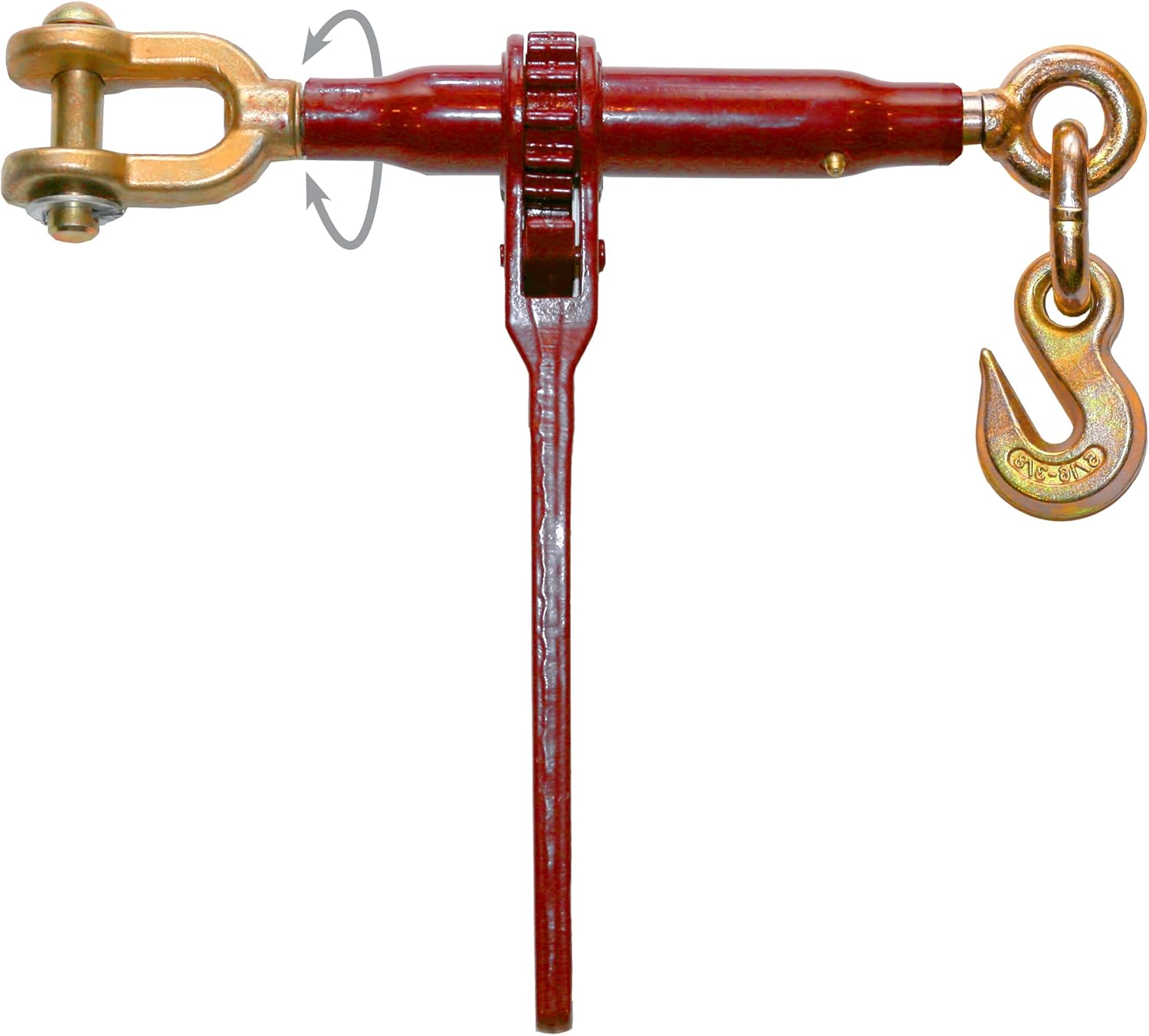 Grab Hook Swivel Jaw Turnbuckle Ratcheting Load Binder Tie