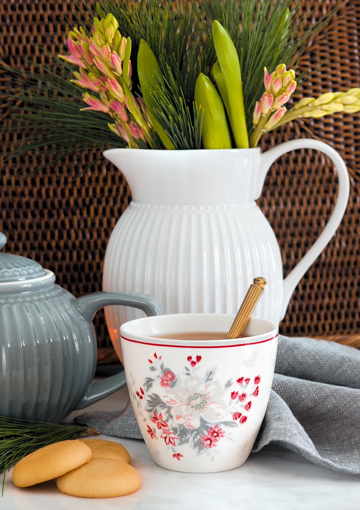 GreenGate [SA2026/08] Sugar Pot Alice White
