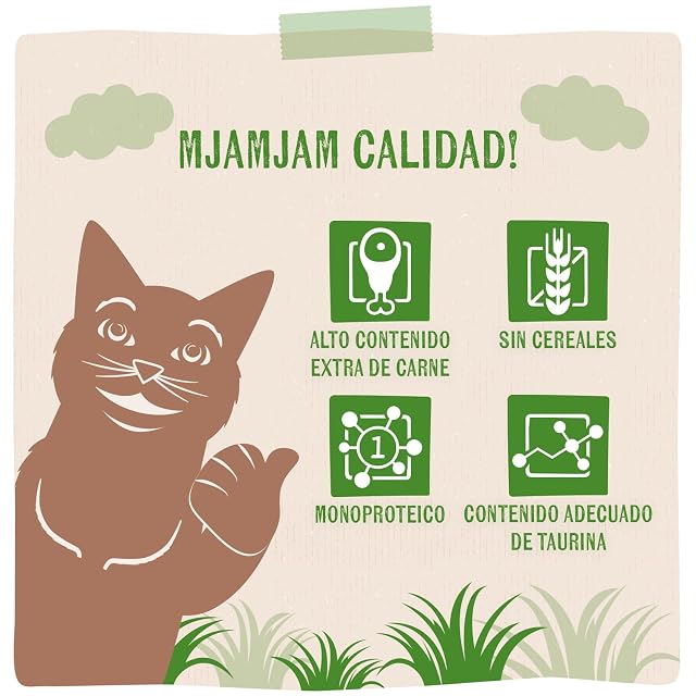 Foto 4 de 6 de MjAMjAM - Comida húmeda Premium para Gatos - Quetschie - Puro Placer cárnico