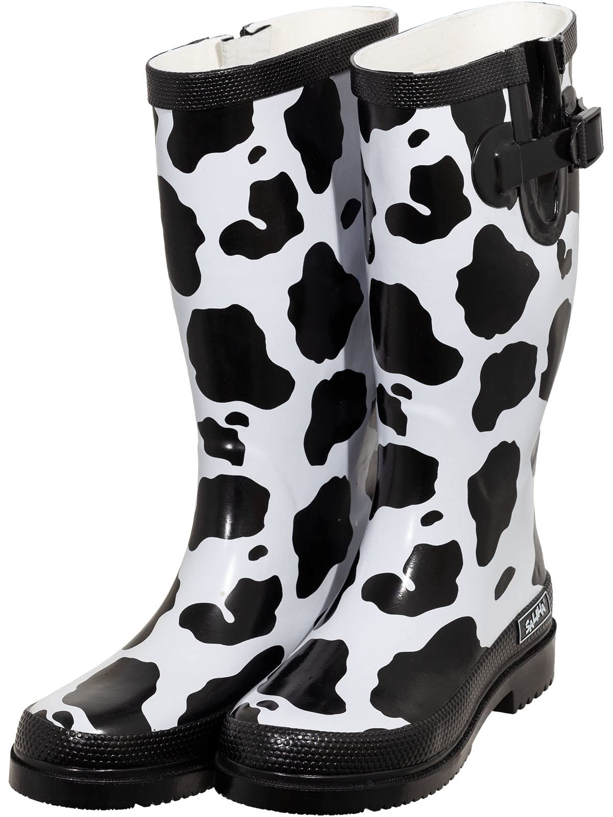 Bockstiegel Regenstiefel Regenstiefel Kuh schwarz/weiß