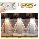 Liyade 8 sztuk solarnych lamp ogrodowych na zewnątrz, solarna lampa ścienna do użytku na zewnątrz, wodoodporna, z 3 trybami oświetlenia, oświetlenie tarasowe, do ogrodzenia, schodów