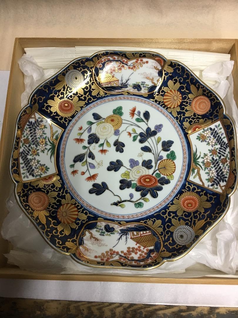古伊万里大皿 約39cm 古伊万里 大皿 鷺図 約39cm J74753417