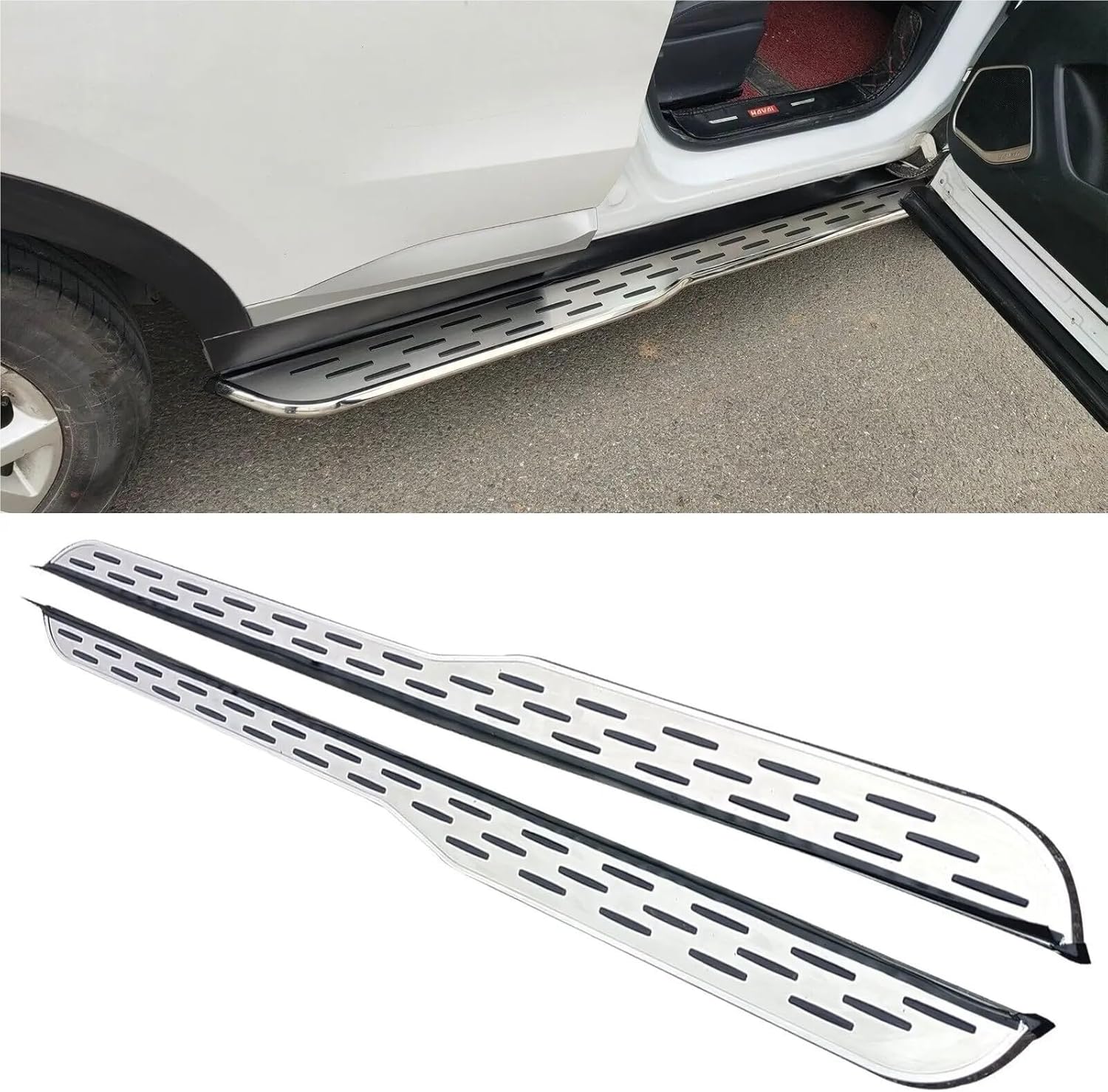 2Pcs Fixed Side Step Pedal Running Board Bar Compatible for GMC Yukon 2021-2023