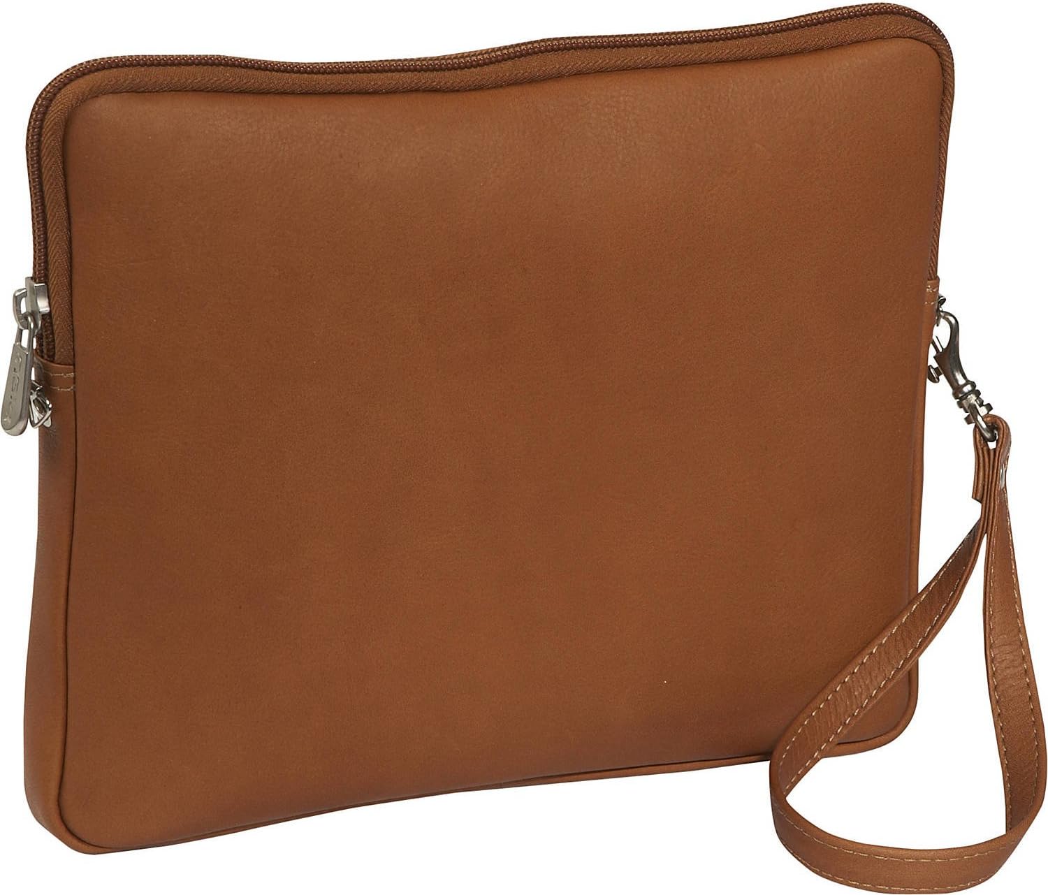 Piel Leather Ipad Sleeve, Saddle, One Size