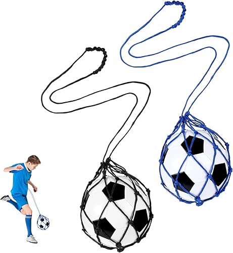 Entrenadores de patada de fútbol, 2 unidades de red de entrenamiento de patada de fútbol ajustable, tiro de patada, equipo de entrenamiento de