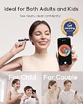 Bebird Earsight Plus Ear Wax Removal Tool Camera, Ear Cleaner with Flexible Wireless Ear Camera Otoscope, Painless Visual Ear Pick Tweezers Wax Remover, Portable Ear Cleaning Kit for Adults/Kids