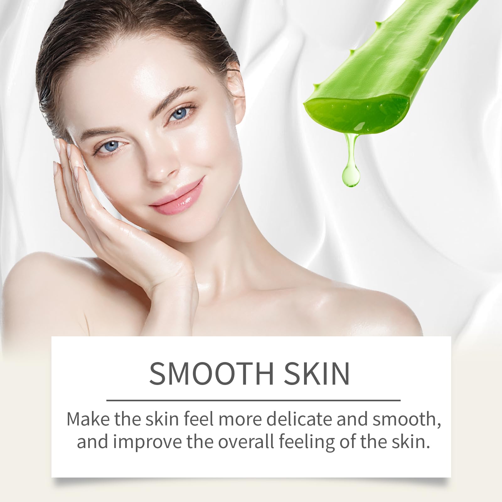 Scrub esfoliante all'aloe vera e aminoacidi, peeling delicato per viso e corpo per collo e spalle, illuminante e restringente, migliora la pelle secca e ruvida. Esfoliante viso quotidiano. (6 pezzi)