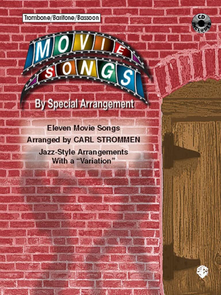 Movie Songs by Special Arrangement Jazz Style avec variations pour baritone et cuivres