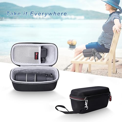 Miniatura 6 de XANAD Funda rígida monocular EVA para telescopio dentro de tamaño 7.9 x 3.7 x 3.8 pulgadas - Bolsa de almacenamiento protectora de viaje (solo