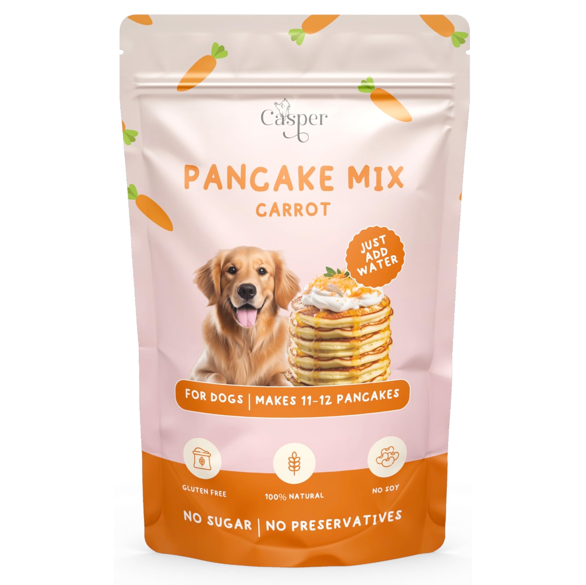 Cat Casper Pancake Mix for Dogs | Dog Treats Carrot (Carrot 250 GRAM) (B0D5DHBBXJ) Amazon Price History, Amazon Price Tracker