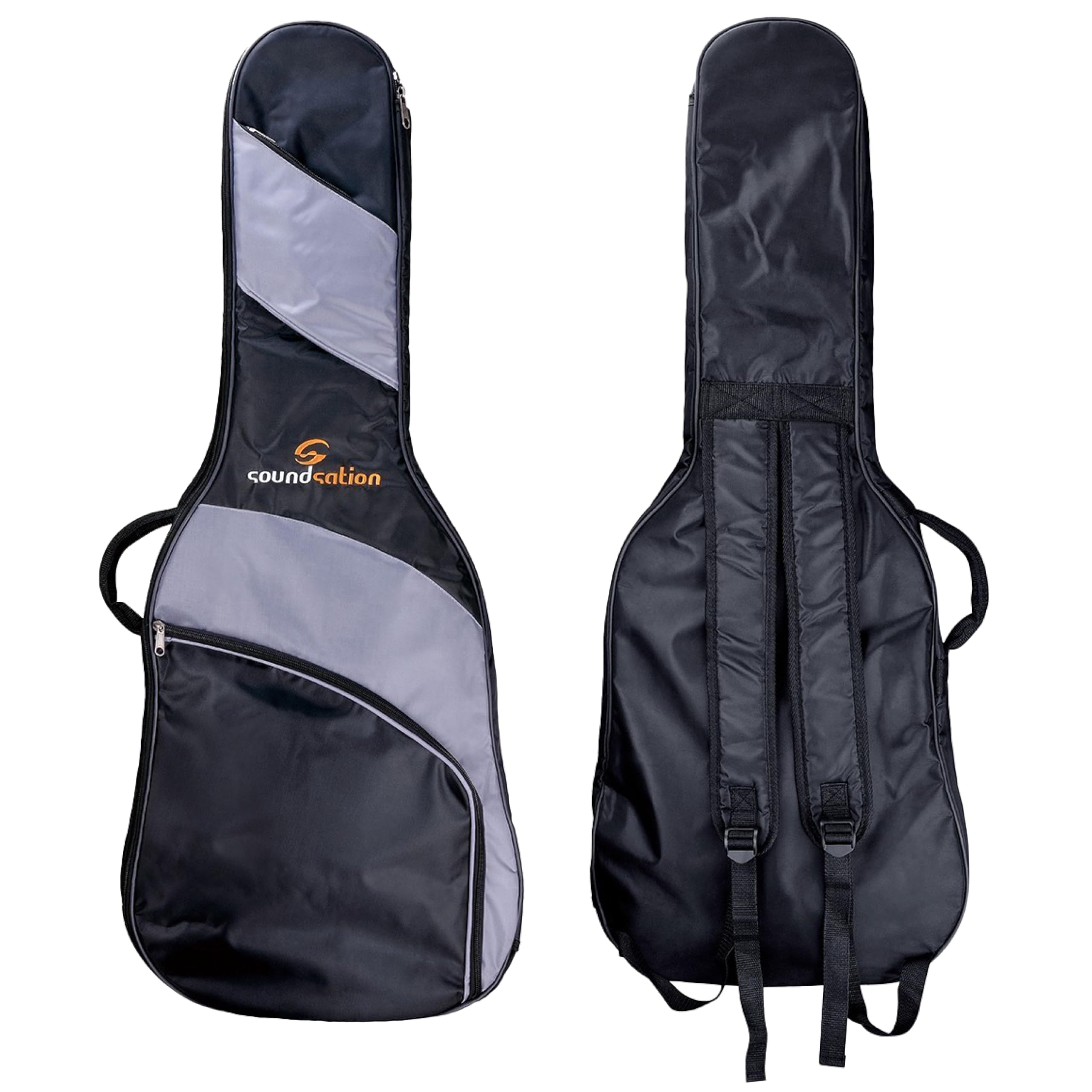 Soundsation CG 3/4 Size Classical Guitar Gig pgb-5 100 x 41 x 13 CM Black/Grey