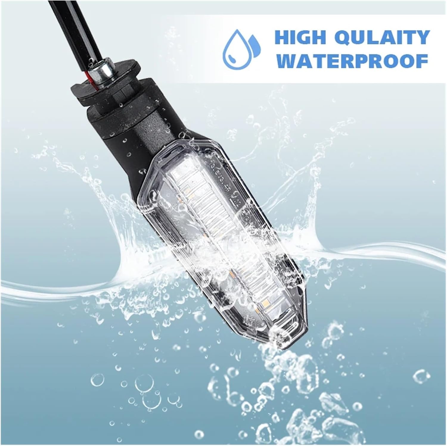 ホンダバイク用 LED 流れるウィンカー デイタイムランニングライト 2色 12V ホンダスペシャルカー改造ウィンカー用 方向指示器