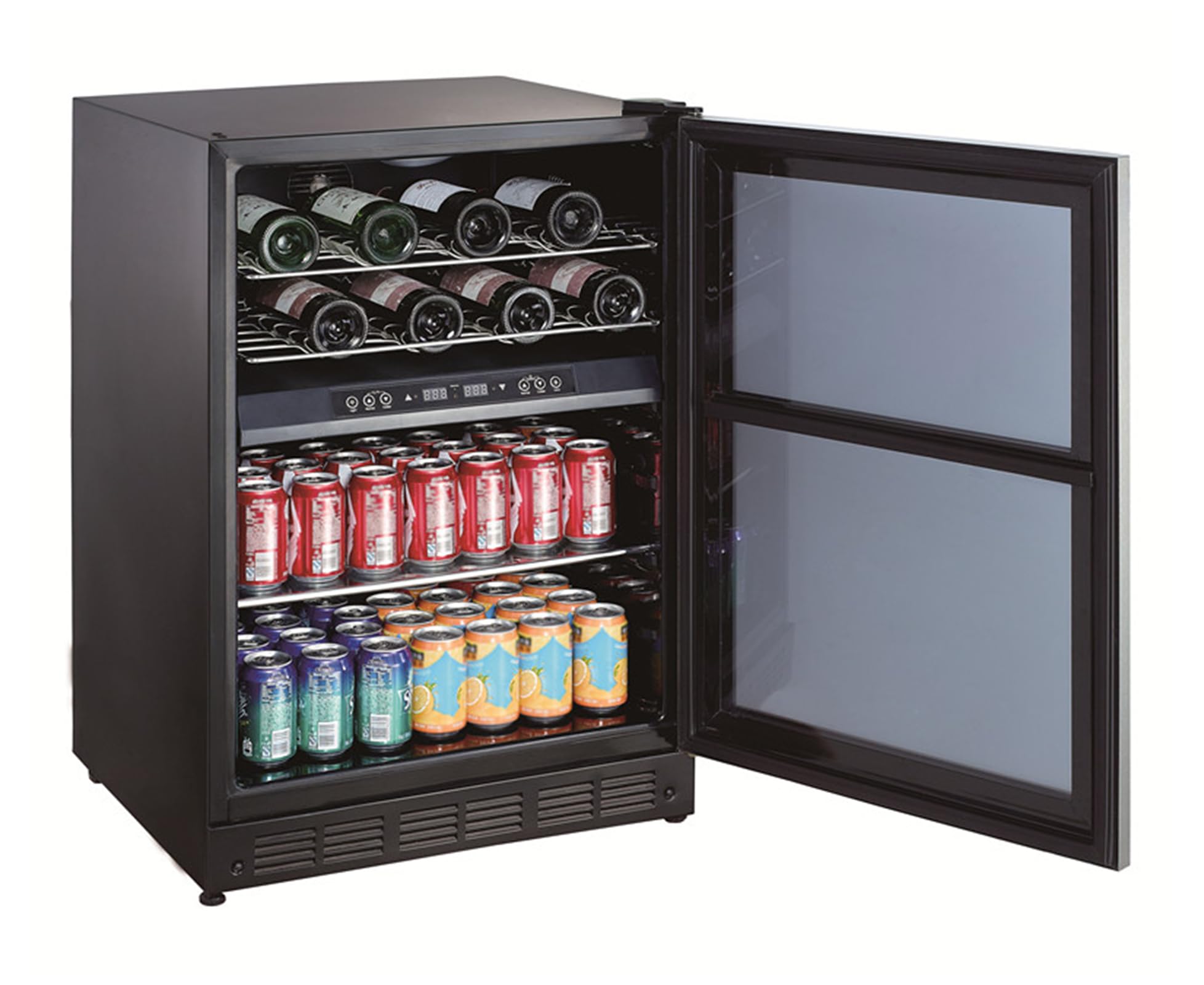 Magic Chef Dual-Zone Built-In Wine and Beverage Center on Fridge.com