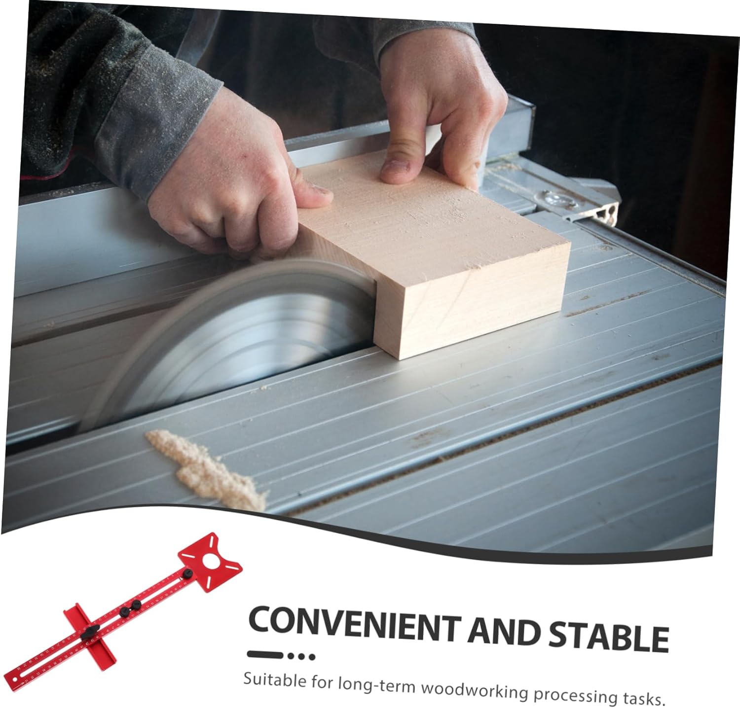 Uonlytech 1set Woodworking Slotting Bracket Base Engraving Machine Cabinet Hardware Jig Tool Router Guide Rail Fixture