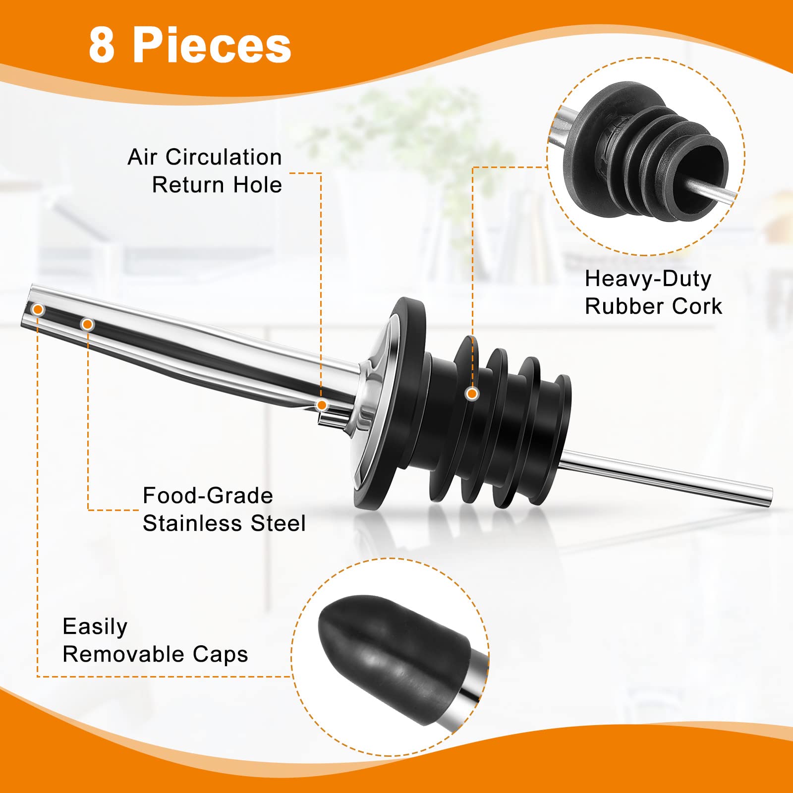 UPKOCH Lot De 6 Récipients En Plastique à Emporter - Bouteilles à