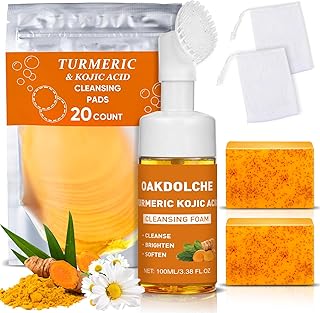 Juego de 4 lavados de cúrcuma con cepillo, 2 ...