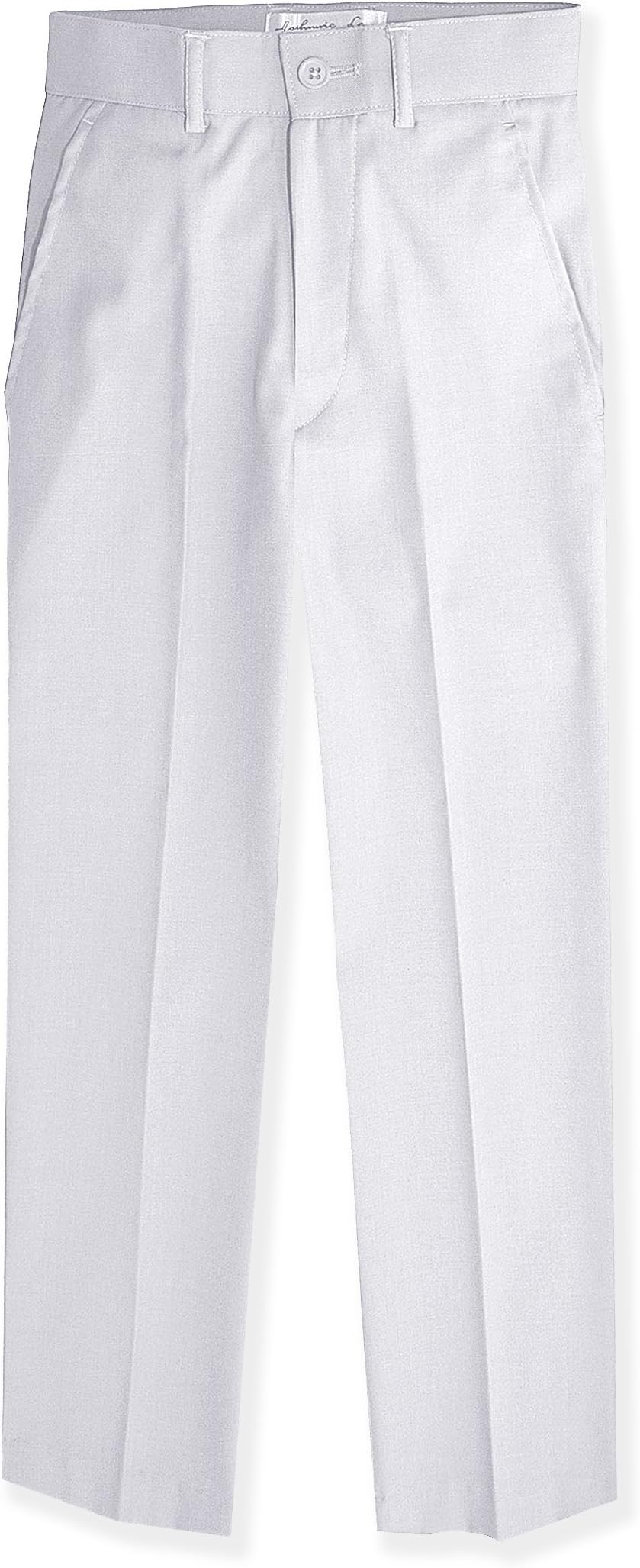 Johnnie Lene Boys Flat Front Slacks Slim Fit Dress Pants