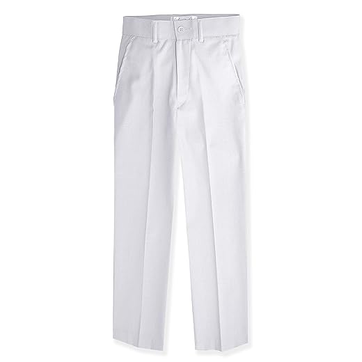 Calça social masculina Johnnie Lene com frente lisa e modelagem justa