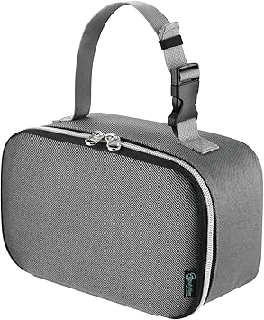 Beautyflier Travel Carrying Bag for Lifevac Travel Kit, Durable Storage Bag for Airway Suction Device, Portable Travel Case with Adjustable Hand Strap for Car Home Camping Hiking, Gray Bag Only
