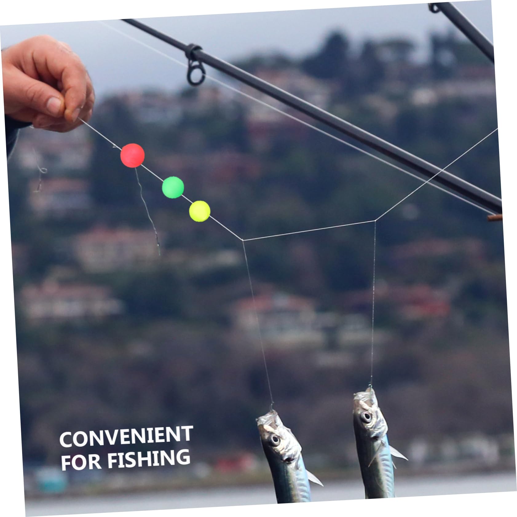 BESPORTBLE 150pezzi Galleggianti Schiuma per Pesca Accessori per Attrezzatura da Pesca Facili Alta Galleggiabilità e visibilità Kit Completo per Dolce e Salata