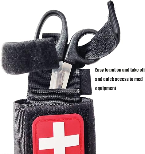 Miniatura 5 de Soporte táctico para torniquete 1000D Molle Trauma Medcial Shears Holster TQ bolsa con tijeras pluma