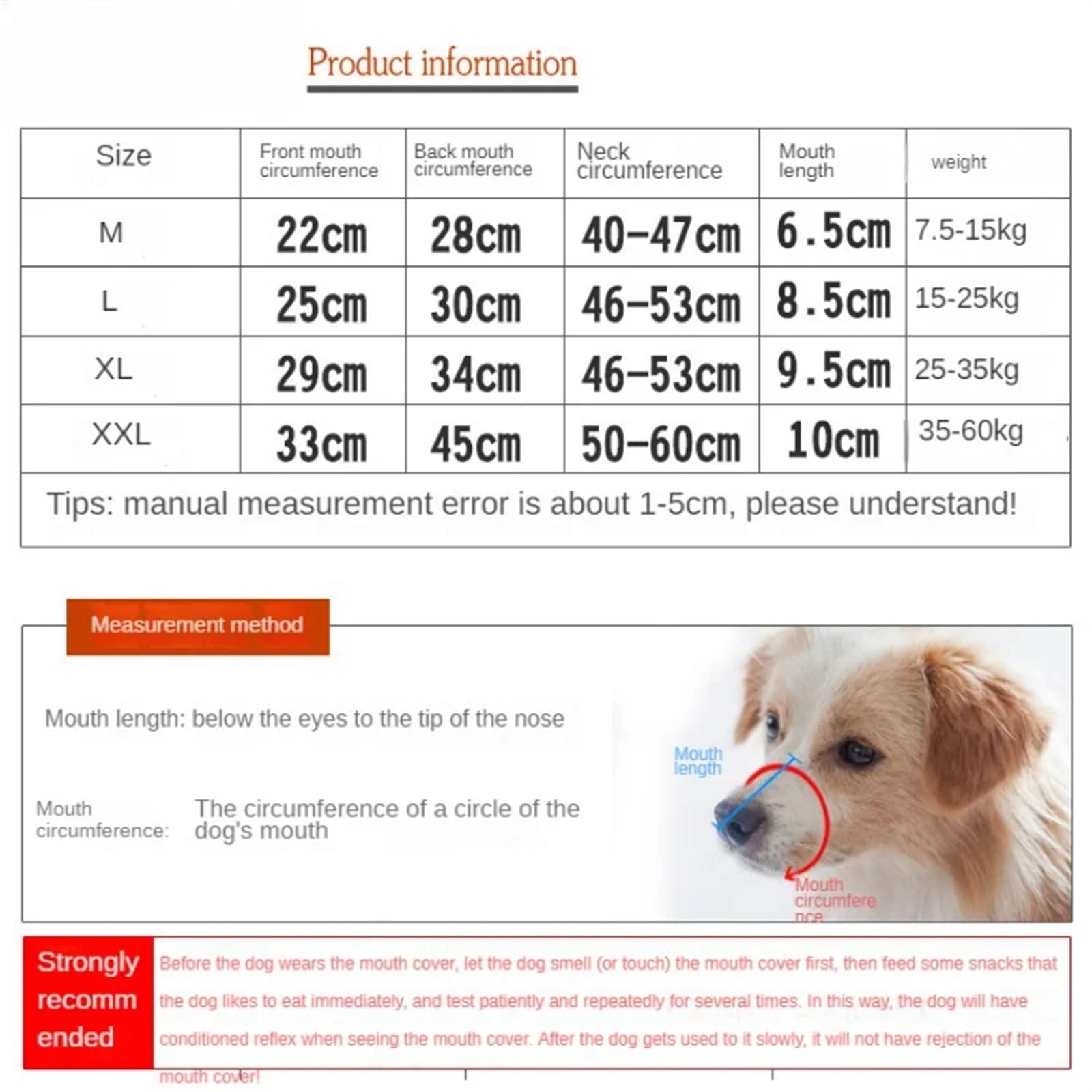 Bozal Mascarilla for Perros antimordeduras, Ajustable, Transpirable, Funda Protectora, Accesorio for Perros Bozal Perro Mediano(Black-XXL)
