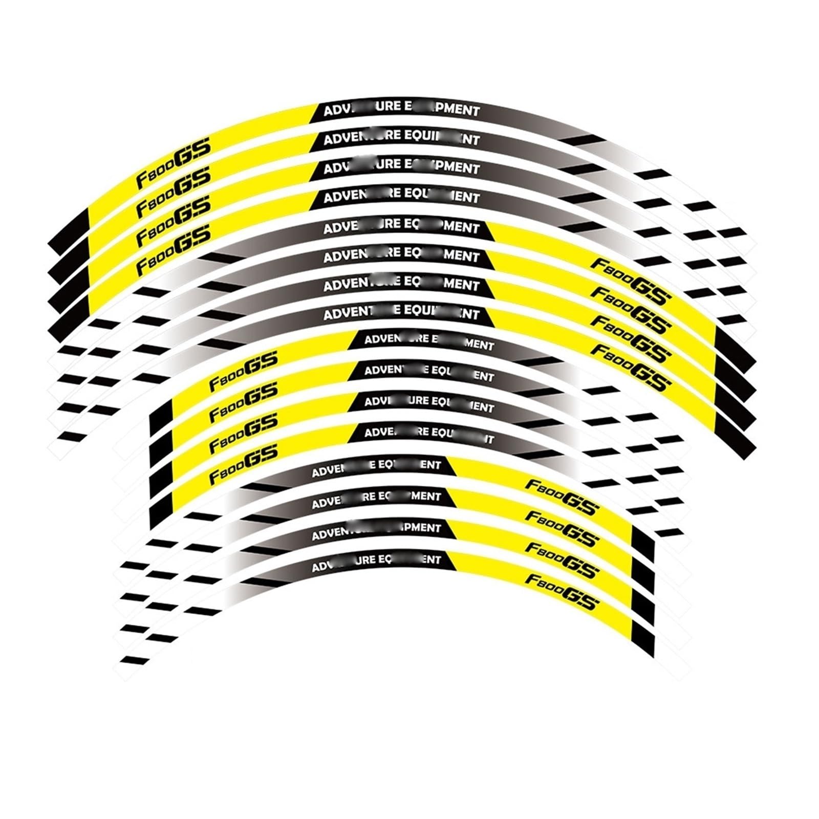 for F 800 GS for F800gs for F800GS for F800 GS Motorcycle Decal Decorative Stripe Wheel Stickers Whole Set(2)