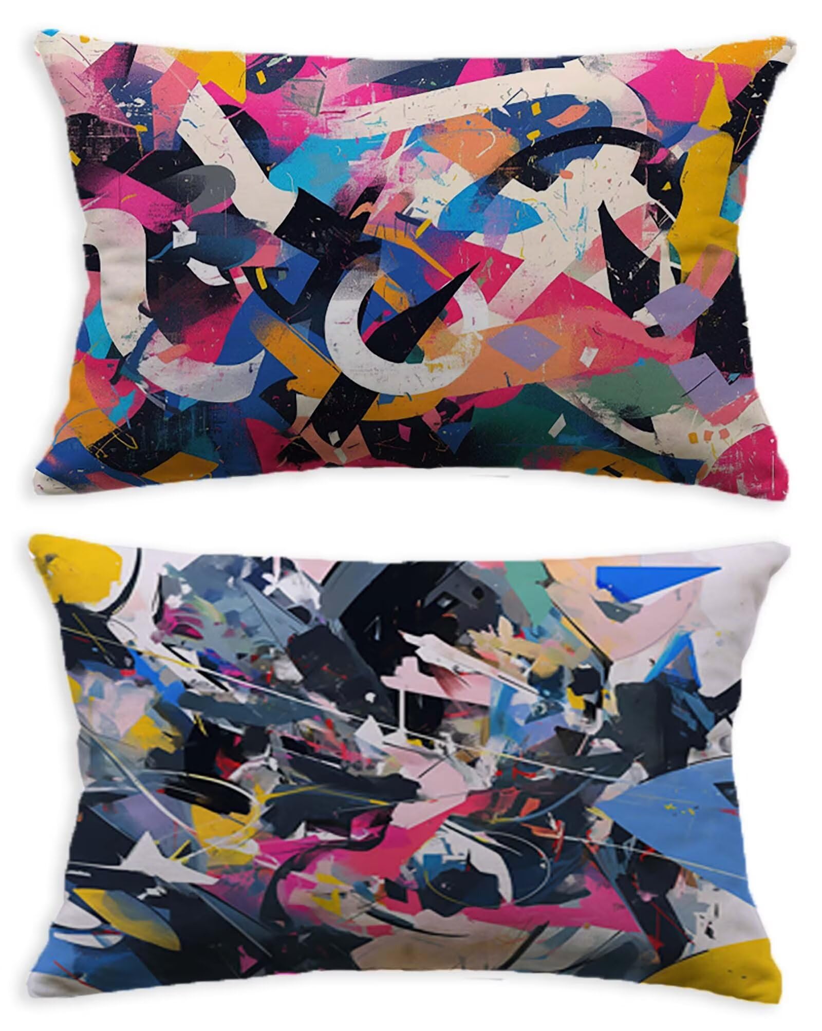 Housse de coussin en velours double face chic et style scandinave pour maison
