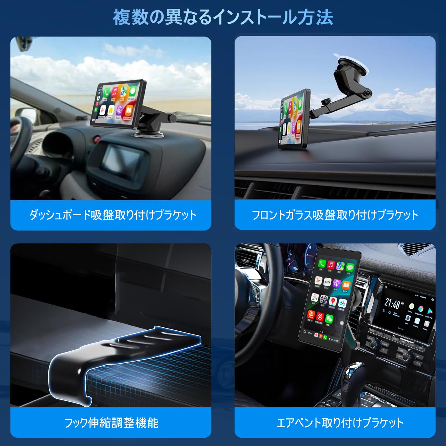 Amazon.co.jp: Stynxro 6.5インチディスプレイオーディオ カーナビ