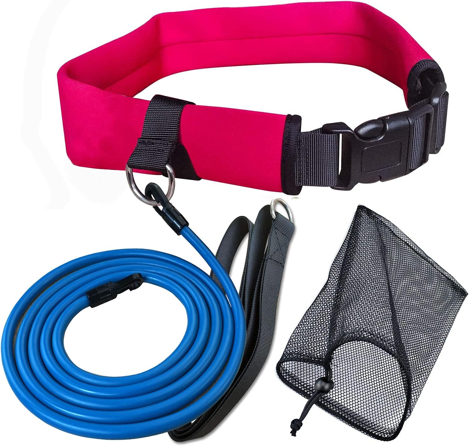 YYST Swim Bungee Training Belt Swim Resistance Belt Swim Exerciser Belt