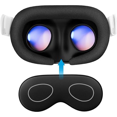 AMVR Lens Protector Cover Compatible with Meta Quest 3s, Quest 3/2/1, Vision Pro, Valve Index, Rift S and Pico 4, Protects Lens from Sunlight, Scratches and Dust