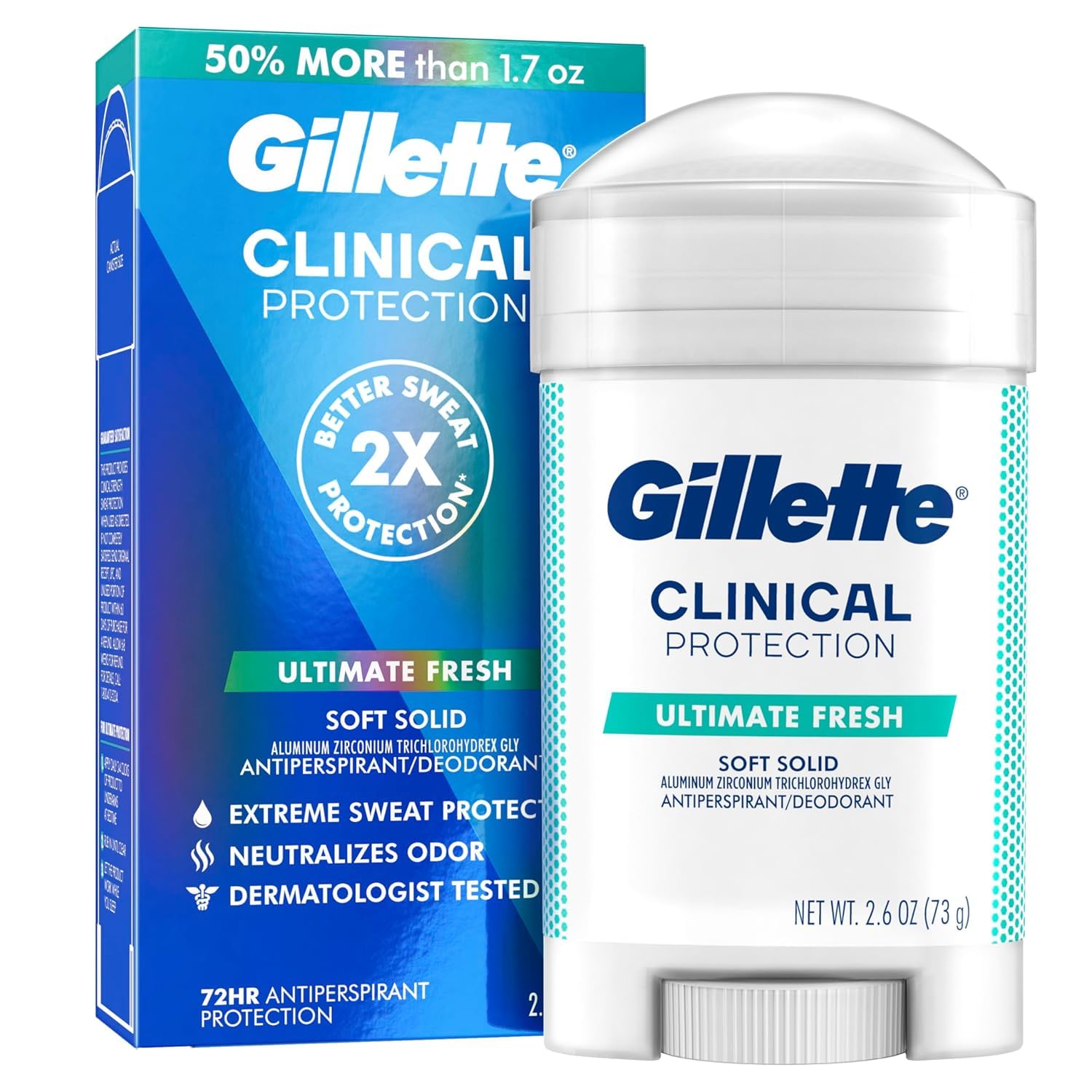 Gillette Clinical Advanced Solid Deodorant Fresh