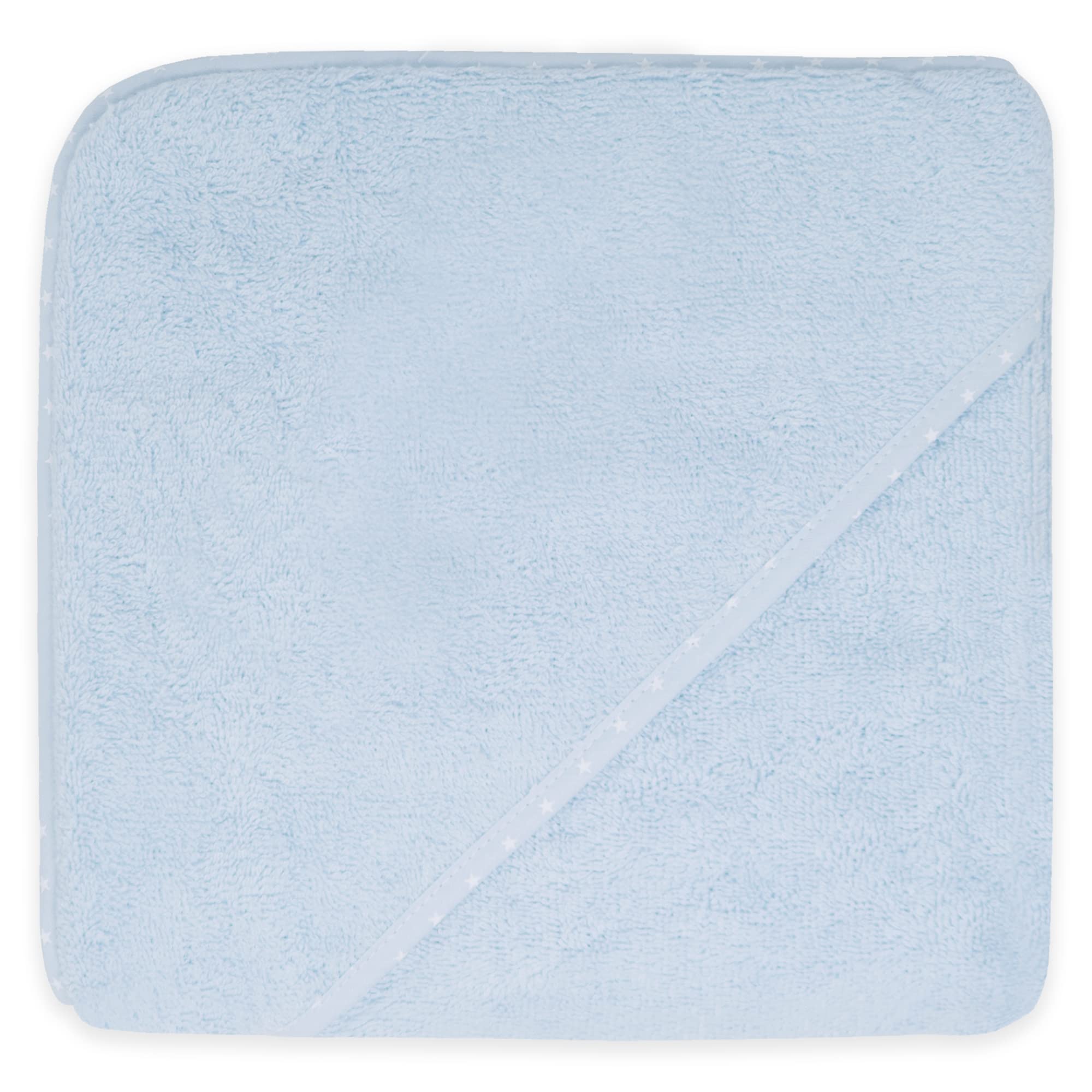 Duffi Baby 0930-11 Mantella Da Bagno Per Neonato 100x100 Cm - Asciugamano Maxi In Cotone Con Ricamo Grigio, Termometro Incluso, Unisex - 3