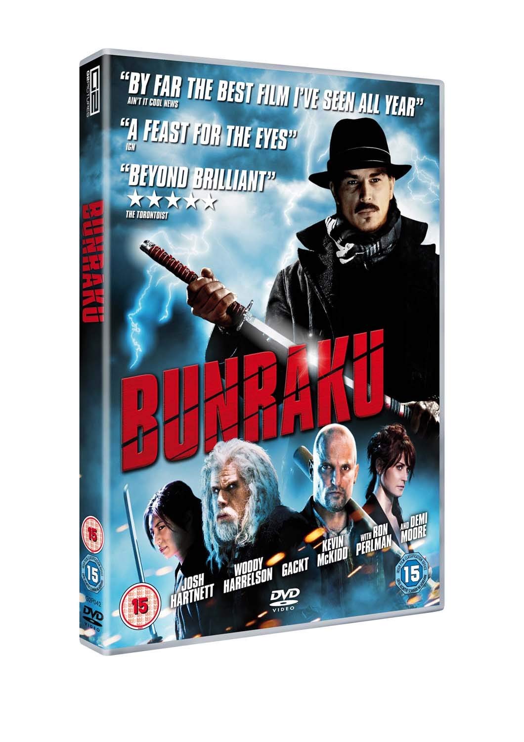 Bunraku DVD película original de Josh Hartnett formato físico coleccionista