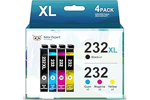 Epson XP-4200 Printer Ink Cartridges: Remanufactured 232XL Ink Cartridges for Epson XP-4200 Printers