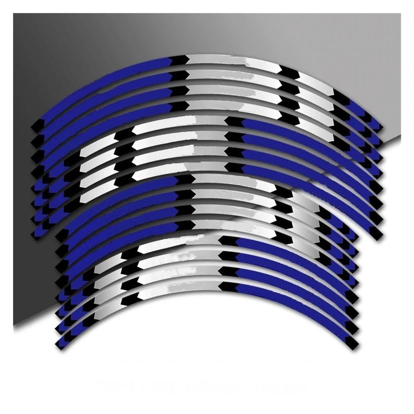 Motorcycle Parts Inner Wheel Stickers Rim Reflective Decals Sticker for Africa Twin Crf 1100 L CRF1100L(Color2)