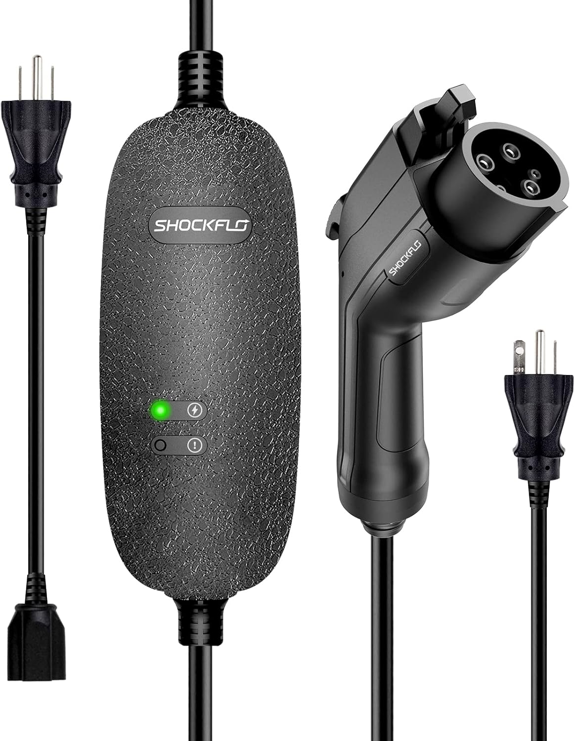 ShockFlo G Mini Level 1-2 EV Charger with NEMA 6-20 and 5-15 plugs