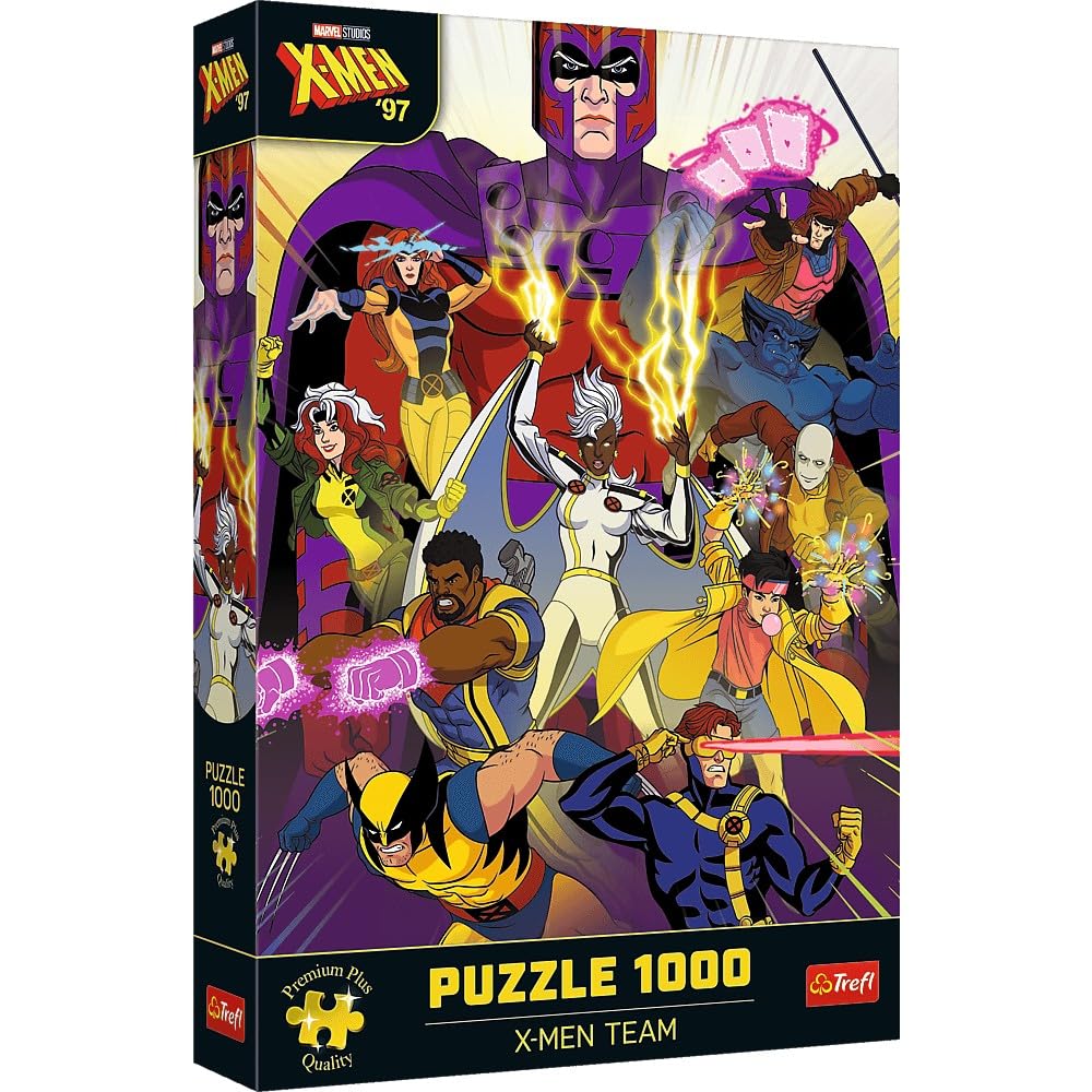 Trefl Premium Plus Quality Marvel: X-Men Team-1000, Puzzle Series with the Most Loved Characters, Perfectly Matching Pieces, for Adults and Children from 12 Years, Multicoloured, 10889