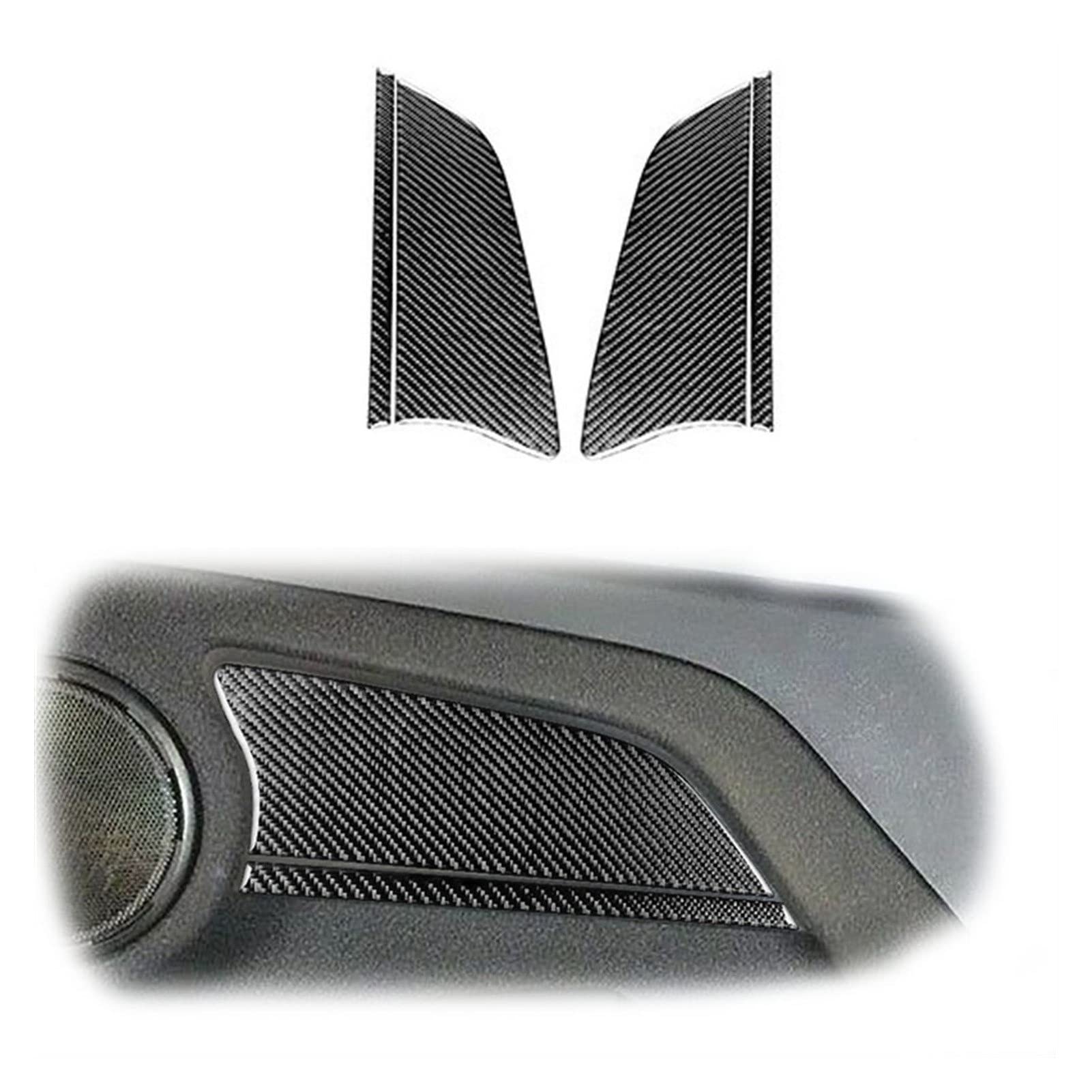 Hfjfdq V For Banz For Smart Fortwo 451 C451 Coupe A451 Cabrio Pulse Passion 2011-2015 Carbon Fiber Car Air Conditioner Ent Cover Interiors Stickers